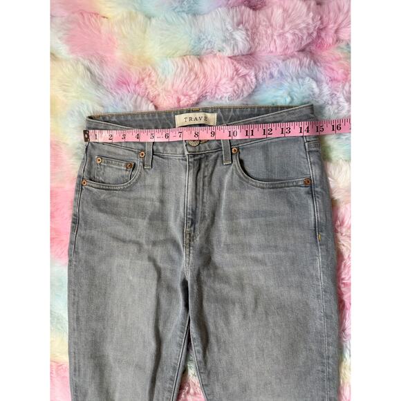 Trave IRINA Slim Raw Hem Gray Jeans Size 27 - Picture 10 of 10